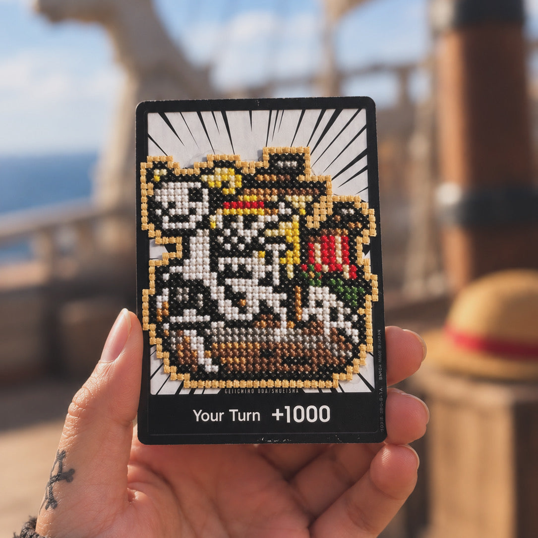 Cross Stitched Custom Cards - One Piece
