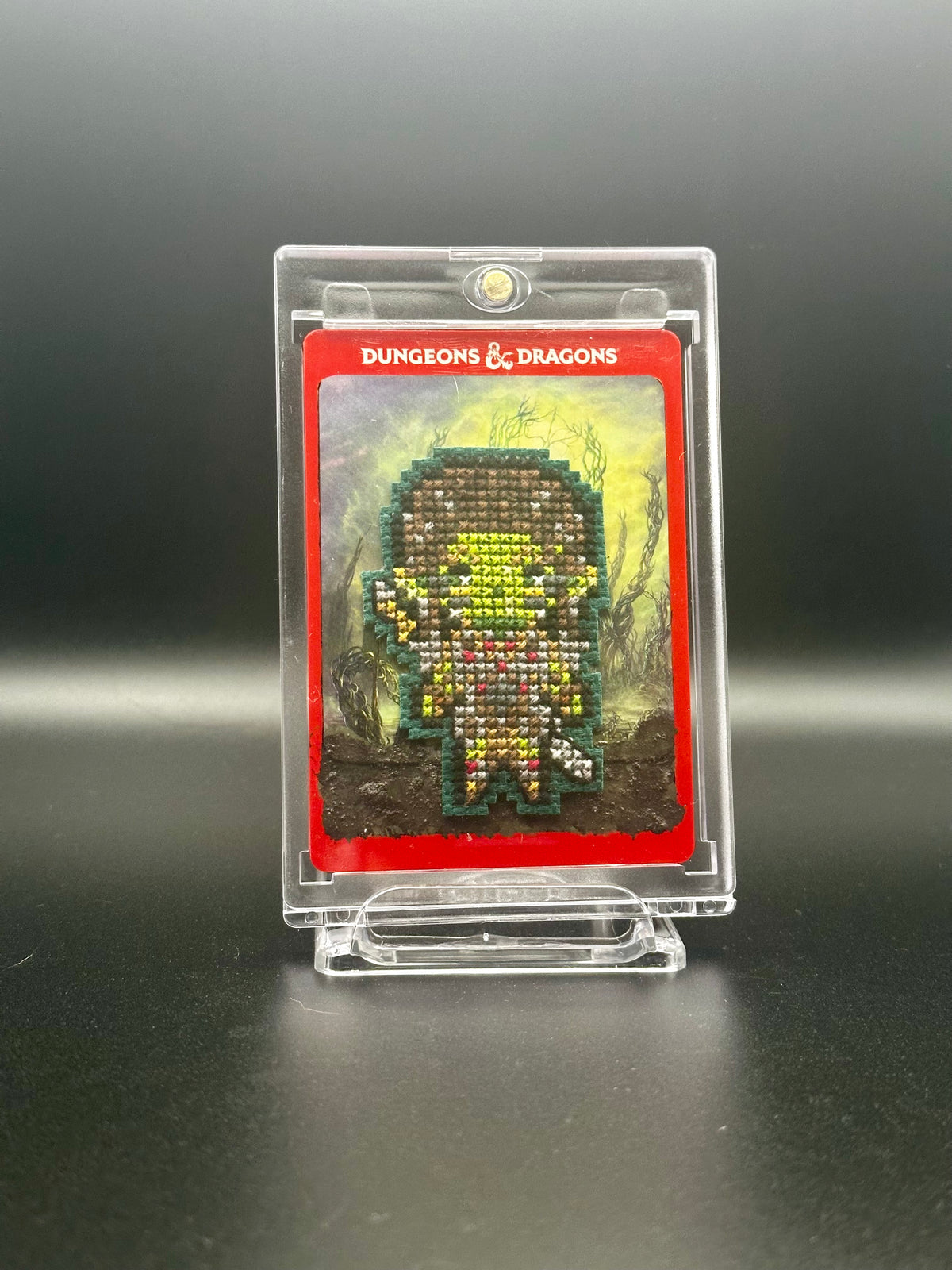 Cross Stitched Custom Cards - Dungeons and Dragons